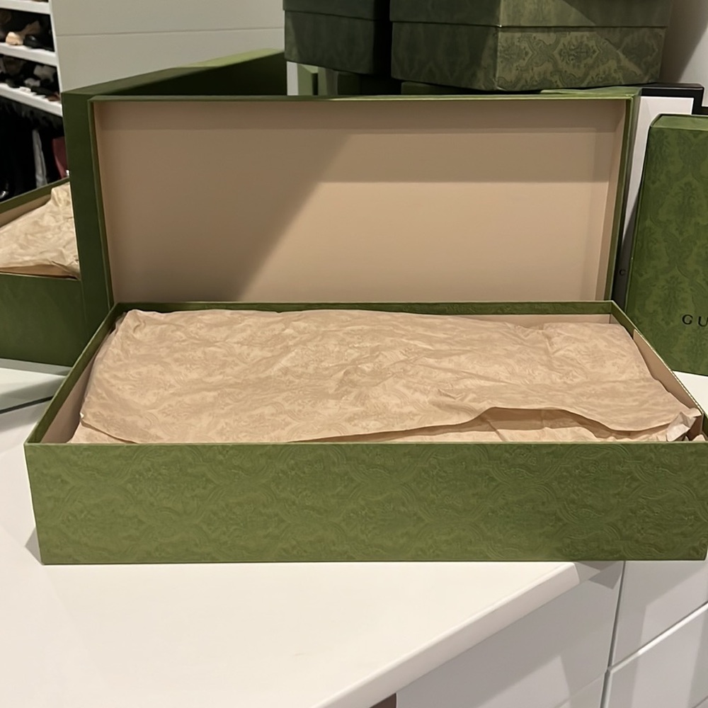 GUCCI 💚❤️ Knee High LISA Leather Boots 37.5 7.5 7 - Picture 11 of 14